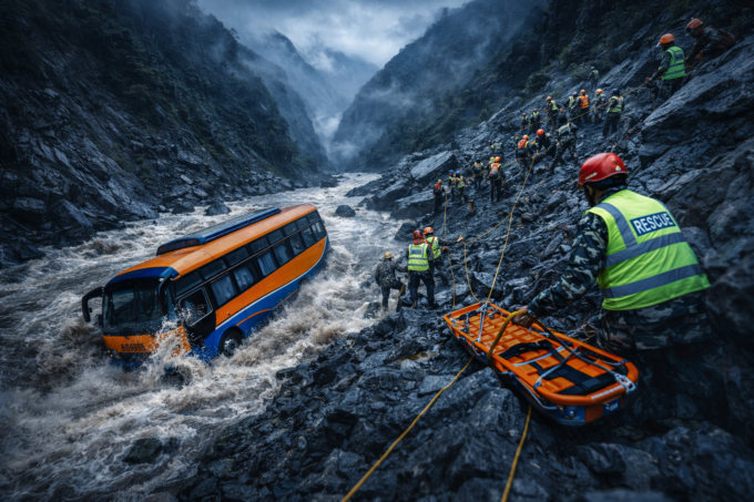 Nepal, Dhading, Breaking News, World, Tragedy, Road Safety, GNewsX